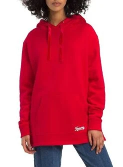 Sweat Tommy Jeans Fente Rouge