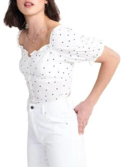 Top Superdry Quincy Blanc Pour Femme