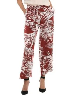 Pantalon Only Agustina Grenat Pour Femme
