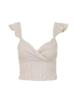 Top Only Maria Strap Beige Pour Femme