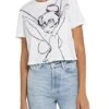 T-Shirt Only Disney Life Cropped Pour Femme
