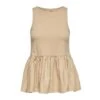 Top Only Emilia Life Beige Pour Femme