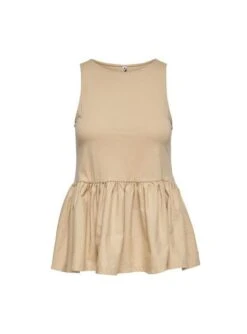 Top Only Emilia Life Beige Pour Femme