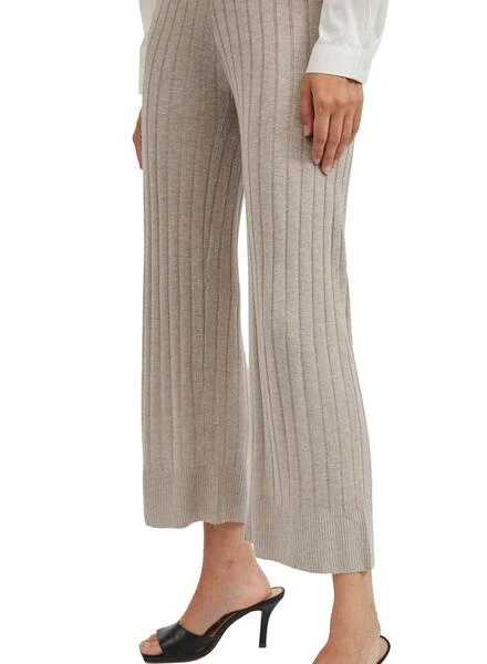 Pantalon Culotte Vila Viribbia Beige Pour Femme – Image 4
