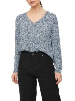 Chemise Vila Vipaya Col V Imprimer Pour Femme