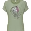 T-Shirt Only Flora Market Vert Pour Femme
