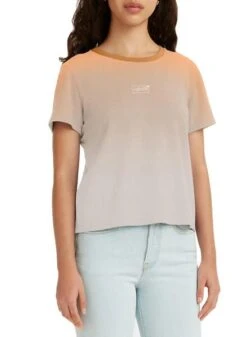 T-Shirt Levis Jordie Effet Dégradé Orange Femme