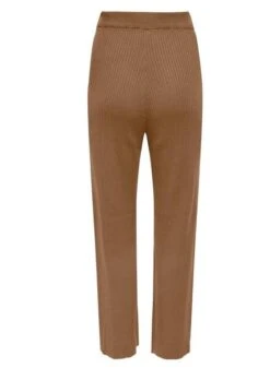 Pantalon Only Mia Nervuré Camel Pour Femme