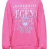 Sweat Only Luna University Fuchsia Pour Femme