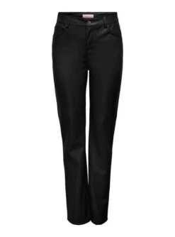 Pantalon Only Orit Faux Similicuir Pour Femme Noire