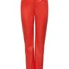 Pantalon Only Orit Faux Pour Femme Rouge