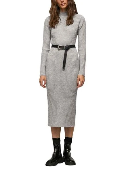 Robe Pepe Jeans Belinda Pour Femme Gris – Image 5