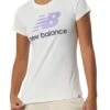 T-Shirt New Balance Esse Blanc Pour Femme