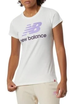 T-Shirt New Balance Esse Blanc Pour Femme