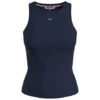 T-Shirt Tommy Jeans Rib Tank Bleu Marine Pour Femme
