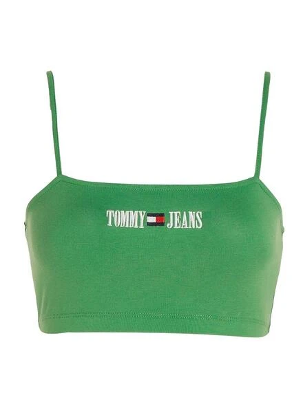 Top Tommy Jeans Ultra Crop Vert Pour Femme – Image 4