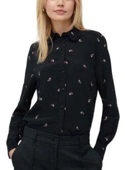Chemise Pepe Jeans Priscila Paisley Noire Femme