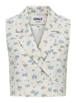 Gilet Only Caro Blanc Pour Femme