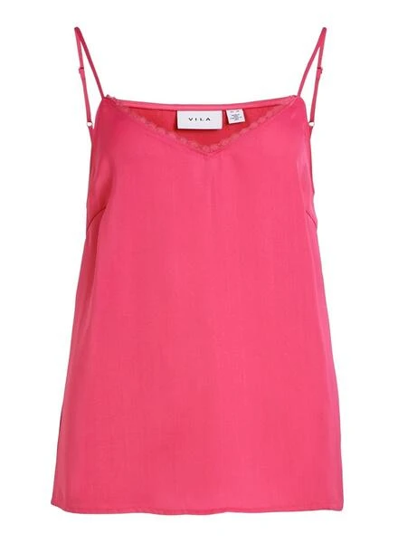Top Vila Virenny Singlet Rose Pour Femme