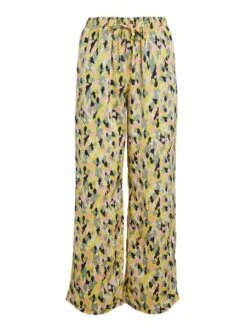 Pantalon Vila Soffy Jaune Pour Femme