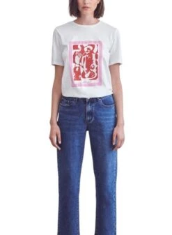 T-Shirt Vila Mathilde Blanc Pour Femme