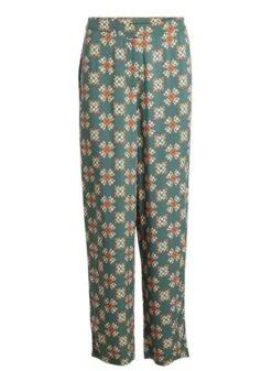Pantalon Vila Zugi Vert Pour Muejr