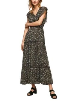 Robe Pepe Jeans Aroa Fleurs Pour Femme