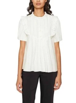 Blusa Naf Naf Beige Printed Pour Femme