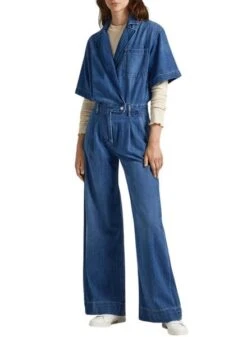 Jumpsuit Largo Pepe Jeans Soleil Denim Pour Femme