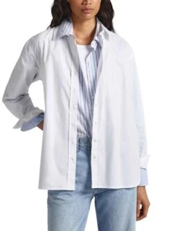 Chemise Pepe Jeans Liza Blanc Pour Femme