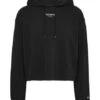 Sweat Tommy Jeans Relaxed Logo Noire Pour Femme