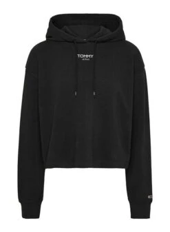 Sweat Tommy Jeans Relaxed Logo Noire Pour Femme