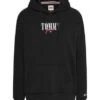 Sweat Tommy Jeans Essential Logo 1 Noire Femme