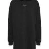 Robe Tommy Jeans Logo Hoodie Noire Femme