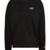 Sweat Tommy Jeans Signature Noire Pour Femme