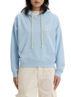 Sweat Levis Graphic Bleu Pour Femme