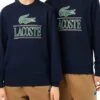 Sweat Lacoste Bandera 3D Bleu Marine Homme Femme