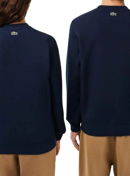 Sweat Lacoste Bandera 3D Bleu Marine Homme Femme – Image 2