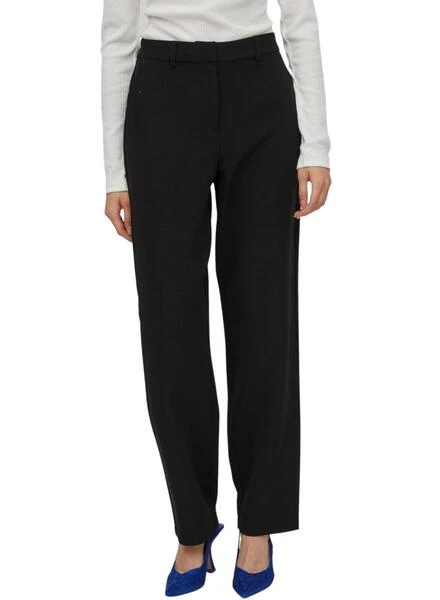 Pantalon Vila Vikamma Noire Pour Femme