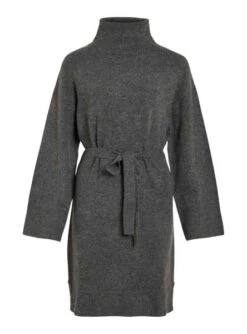 Robe Vila Vivimalina Rollneck Gris Pour Femme