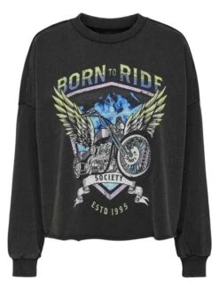 Sweat Only Lucine Noire Pour Femme