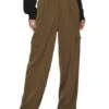 Pantalon Vila Winnie Mia Wide Cargo Brun Femme