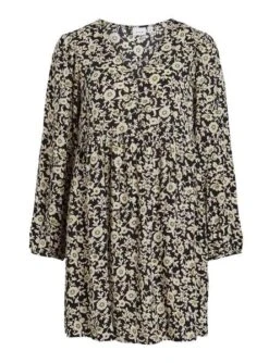 Robe Vila Vipil Noire Pour Femme