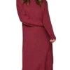 Robe Vila Viril Crew Neck Bordeaux Pour Femme