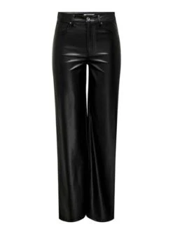 Pantalon Only Madison Max Wide Noire Pour Femme