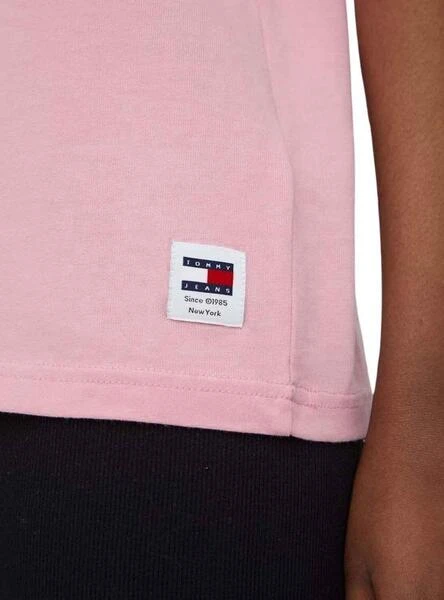 T-Shirt Tommy Jeans Bold Rosa Pour Femme – Image 4