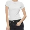 Maillot Tommy Jeans Slim Blanc Pour Femme