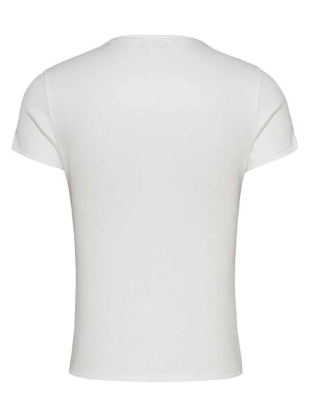 Maillot Tommy Jeans Slim Blanc Pour Femme – Image 5