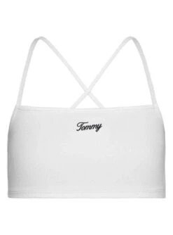 Haut Tommy Jeans Blanc à Bretelles Pour Femme