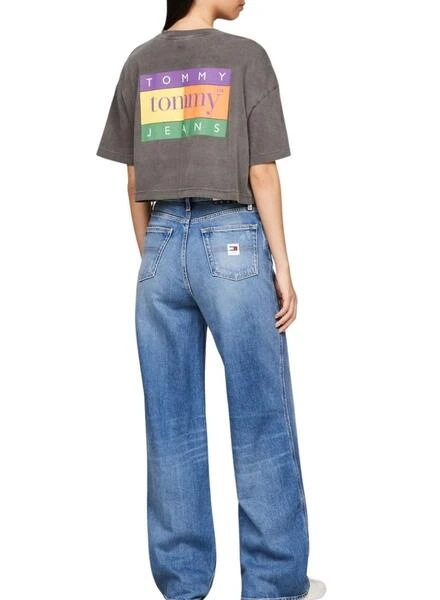 Maillot Tommy Jeans Oversize Summer Gris Pour Femme – Image 2